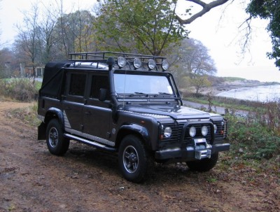 Edinburgh Off Road Centre with Land Rovers